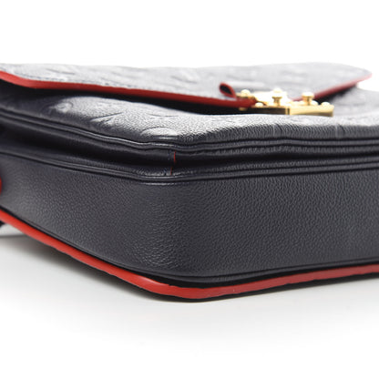 Louis Vuitton Empreinte Pochette Metis Marine Rouge 9 of 12