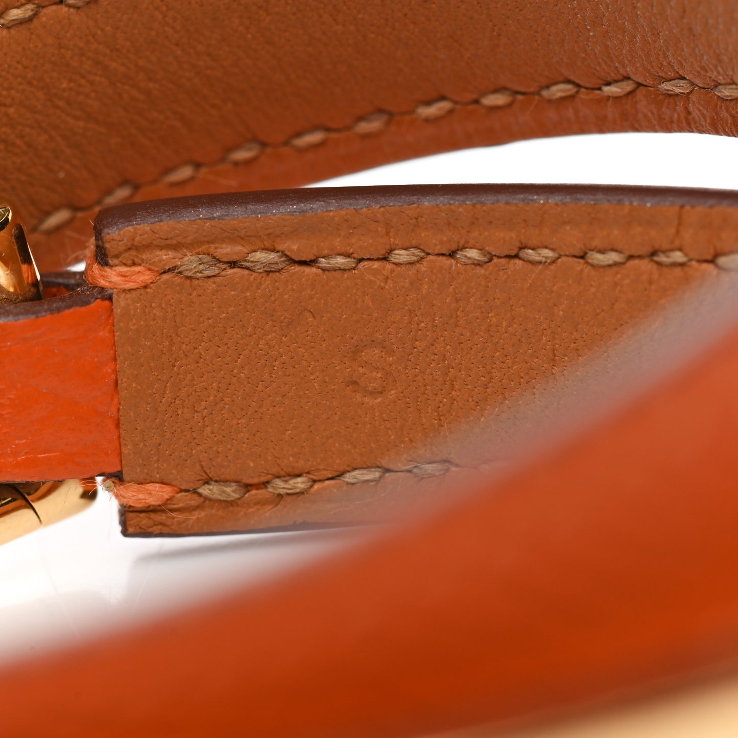 Epsom Rivale Double Tour Bracelet S Orange
