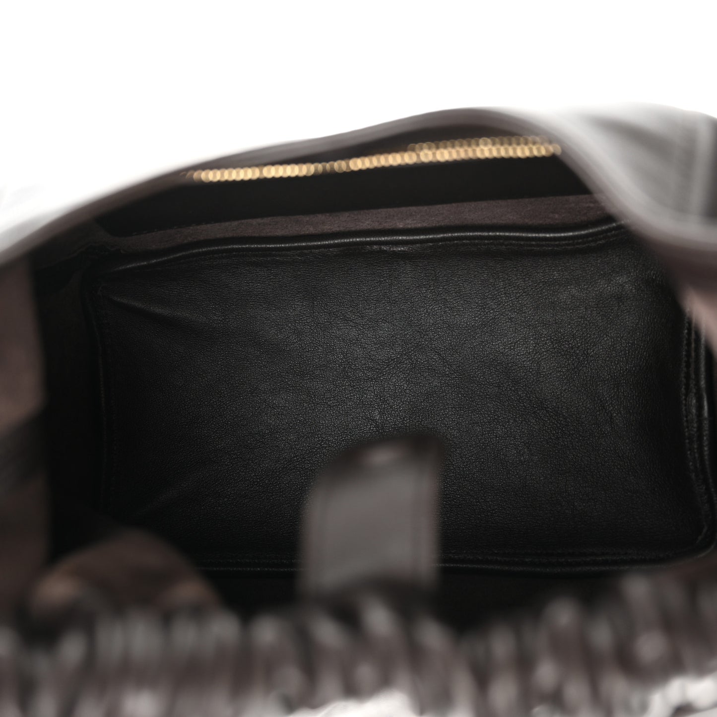 Nappa Small Squeeze Bag Chocolate