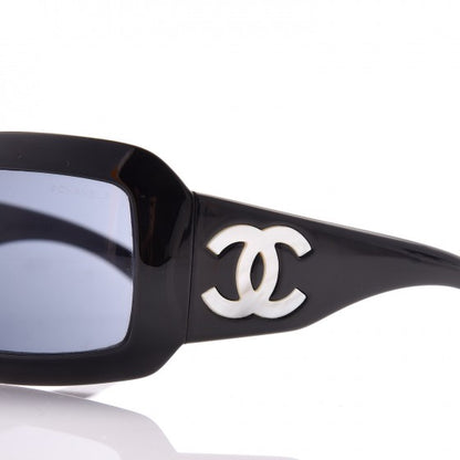 Chanel Mother of Pearl CC Sunglasses 5076-H Black 5 of 8