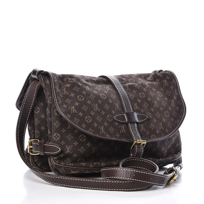 Louis Vuitton Monogram Mini Lin Saumur Ebene 3 of 10