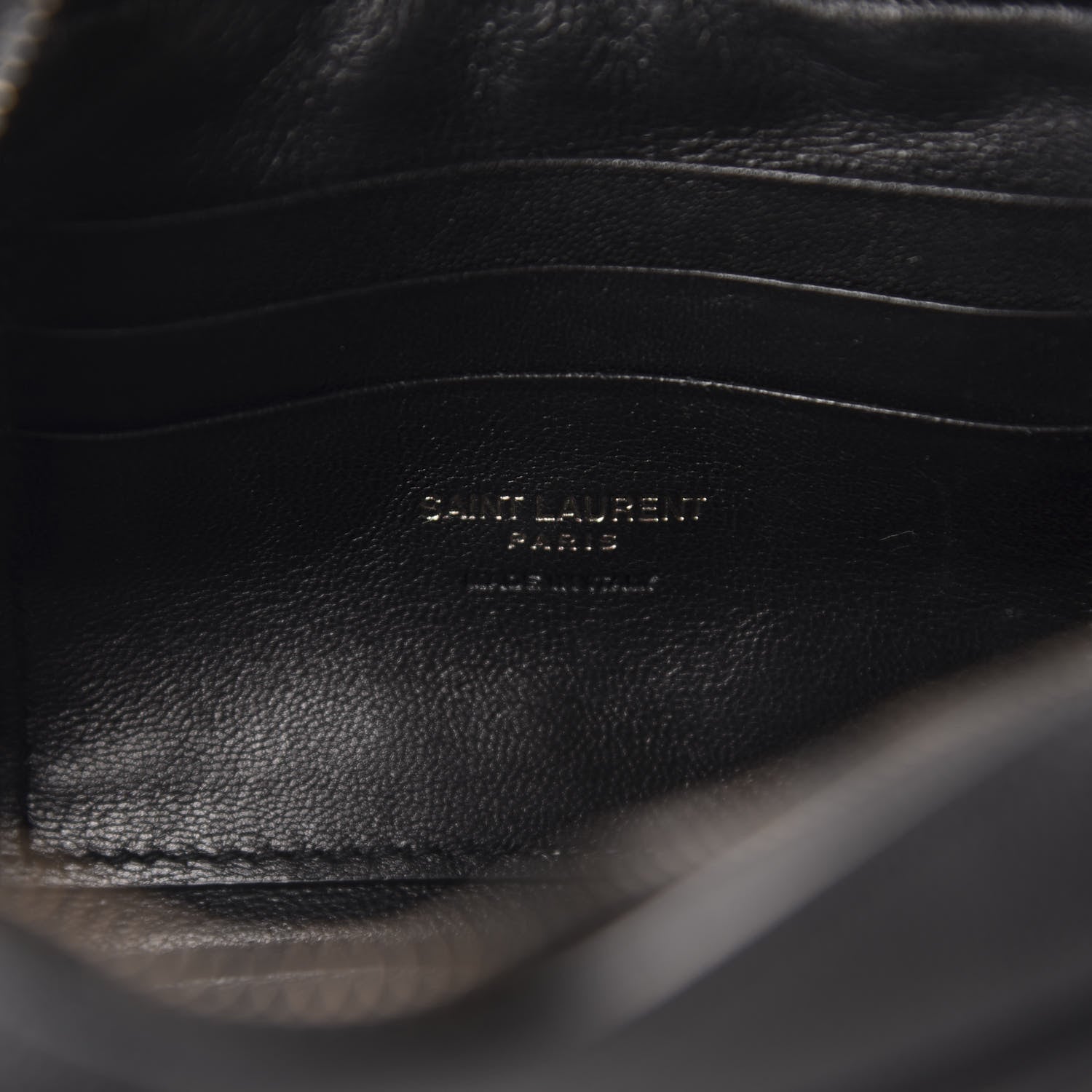 Saint Laurent Grain De Poudre Matelasse Monogram Mini Lou Camera Bag Black 8 of 10