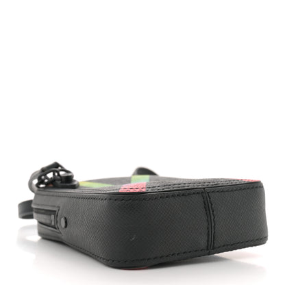 Louis Vuitton Taiga Rainbow Danube Messenger Black 4 of 10