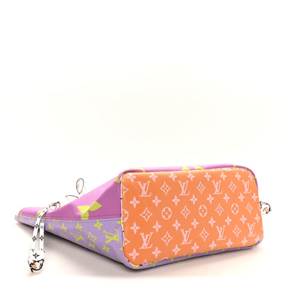 Louis Vuitton Monogram Giant Neverfull MM Pink Lilac 4 of 9