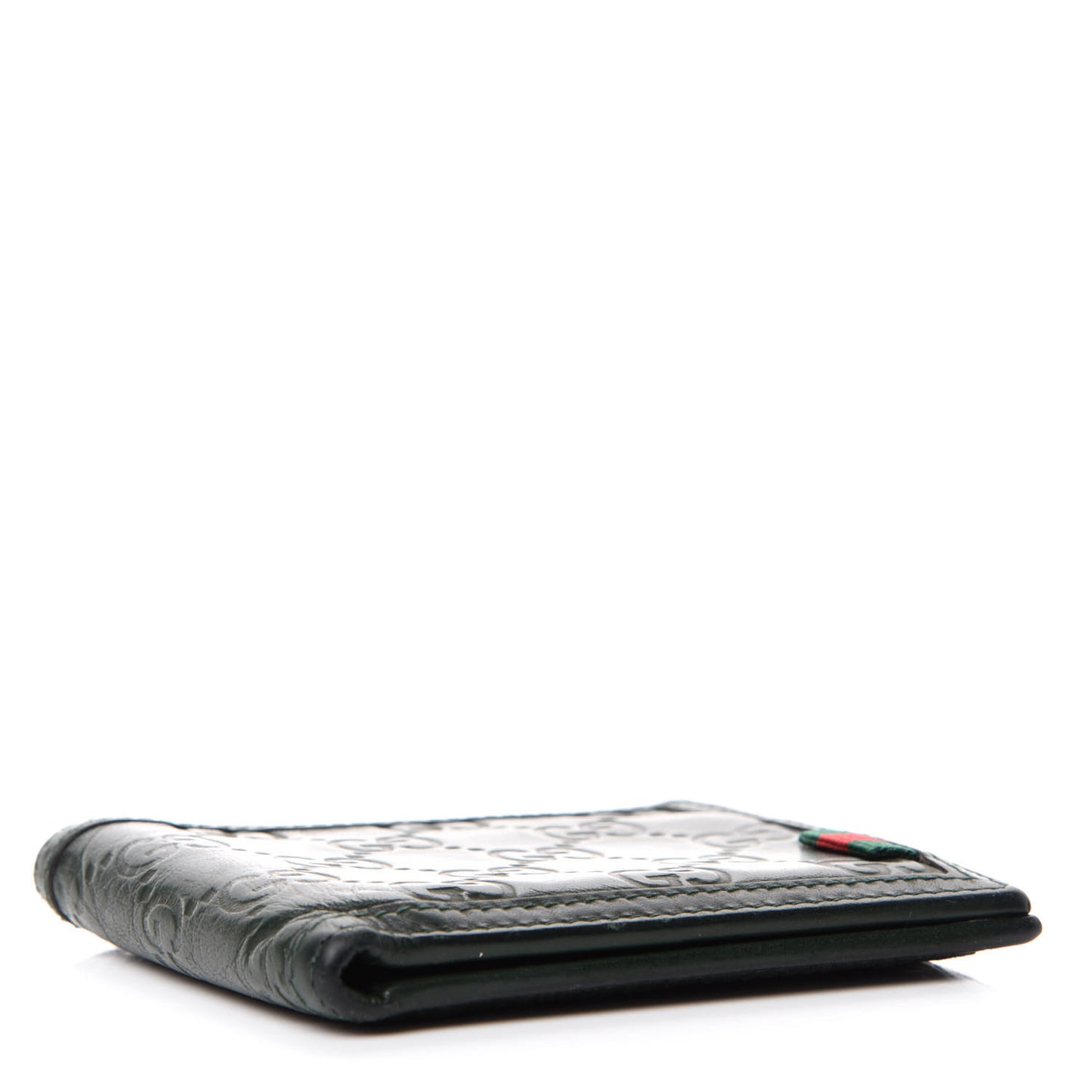 Guccissima Web Board Bi-Fold Wallet Green