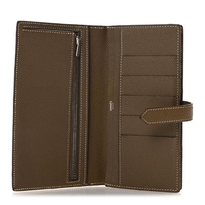 Hermes Epsom Bearn Gusset Wallet Etoupe 5 of 11