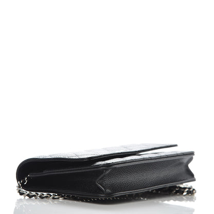Chanel Caviar Quilted Wallet On Chain WOC Black 4 of 11