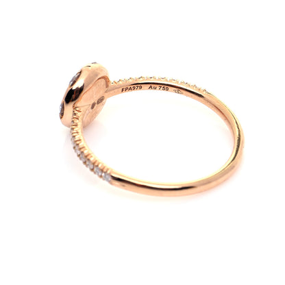 Cartier 18K Pink Gold Diamond Etincelle De Cartier Cluster Ring 51 5.75 5 of 7