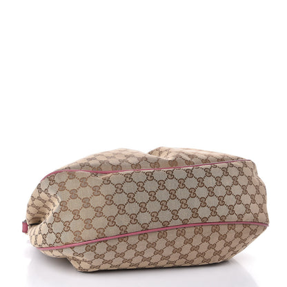 Gucci Monogram Medium Sukey Hobo Pink 4 of 14