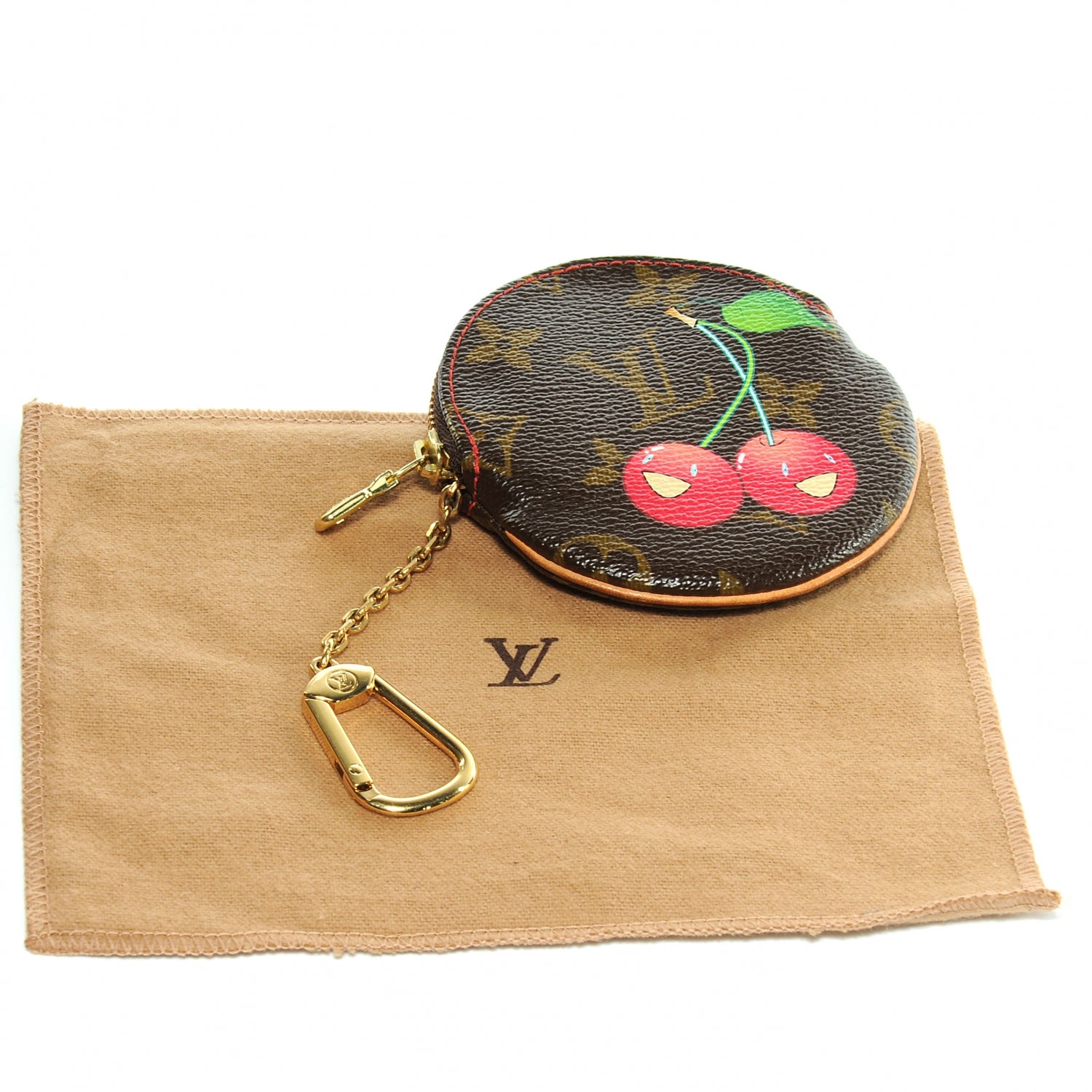 Louis Vuitton Monogram Cerises Round Coin Purse 4 of 7