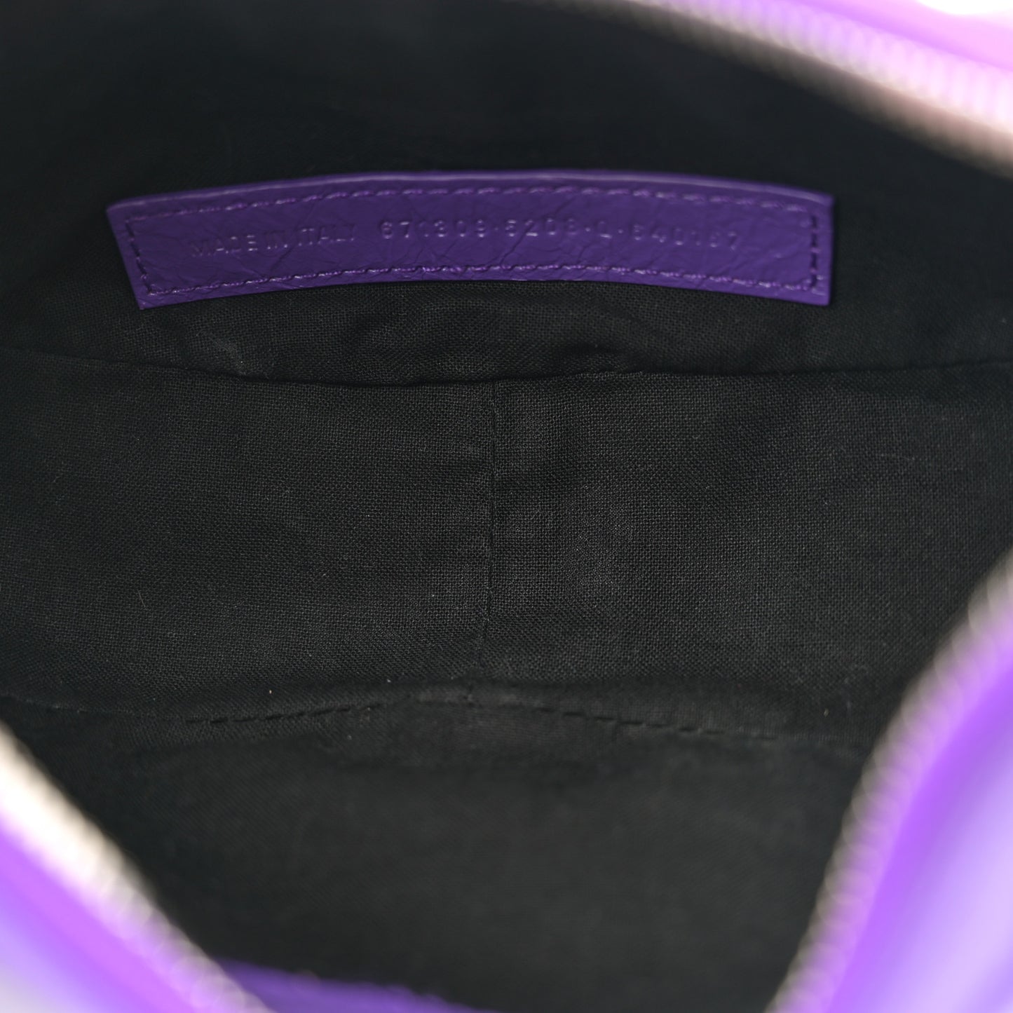 Agneau Arena Le Cagole Shoulder Bag XS Purple