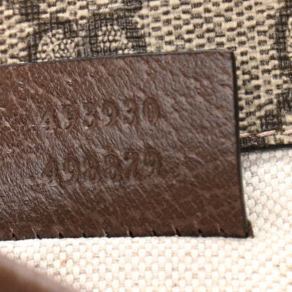 Gucci GG Supreme Monogram Neo Vintage Web Belt Bag Brown 7 of 12