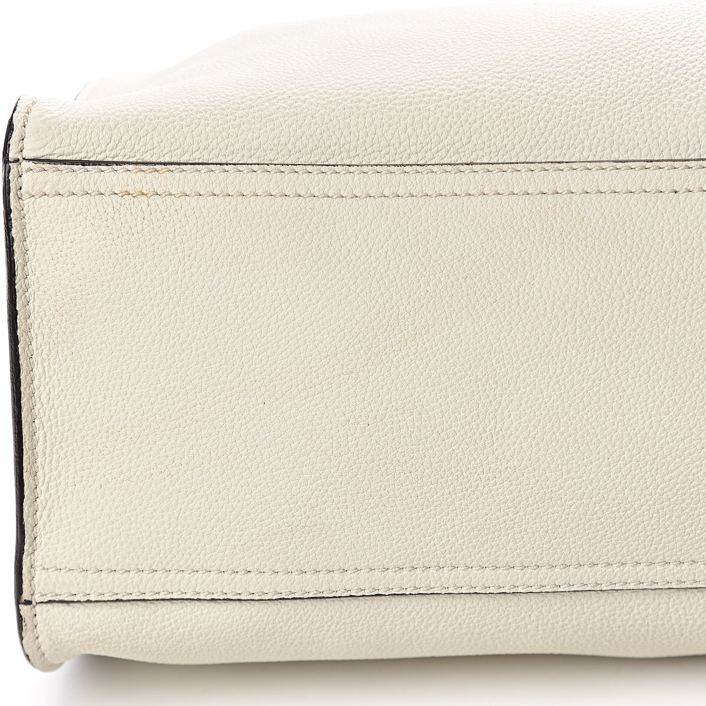 Soft Calfskin Medium Jackie Top Handle Bag Antique White