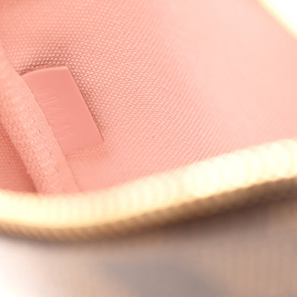 Louis Vuitton Damier Ebene 2020 Christmas Animation Big Wheel Mini Pochette Accessories Rose Ballerine 6 of 8