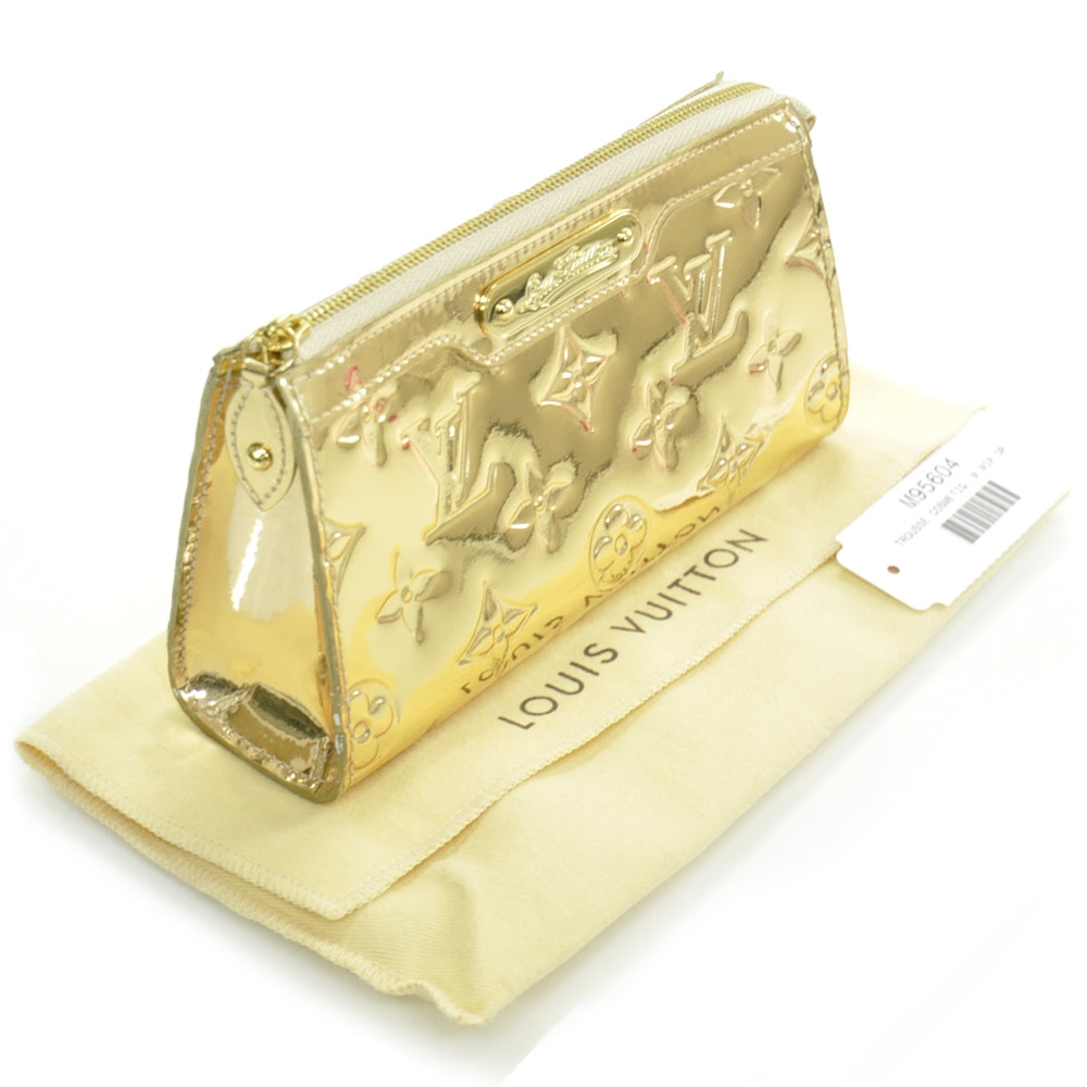 Monogram Miroir Trousse Cosmetic Bag Gold