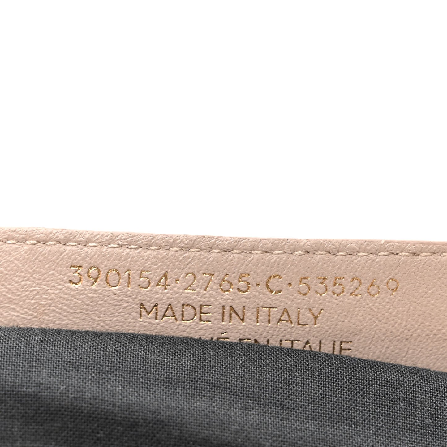 Chevre Gold Hardware Metallic Edge City Beige Praline