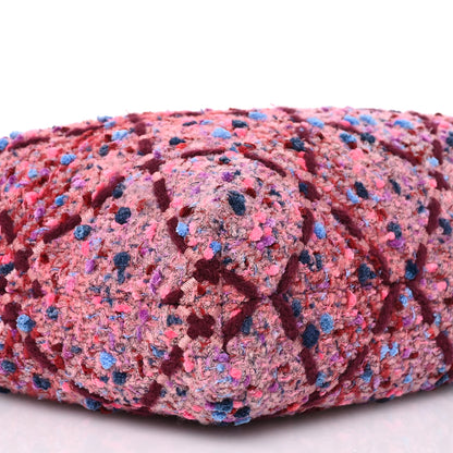 Chanel Tweed Quilted Chanel 22 Pink Blue Navy Burgundy Purple 10 of 12