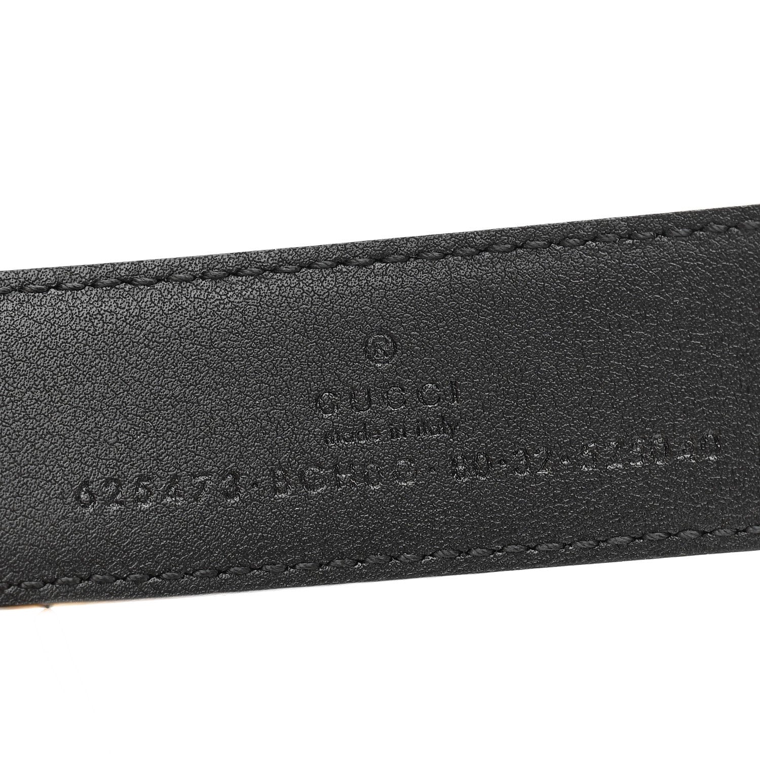 Gucci Selleria Calfskin 30mm Belt 80 32 Black 3 of 5