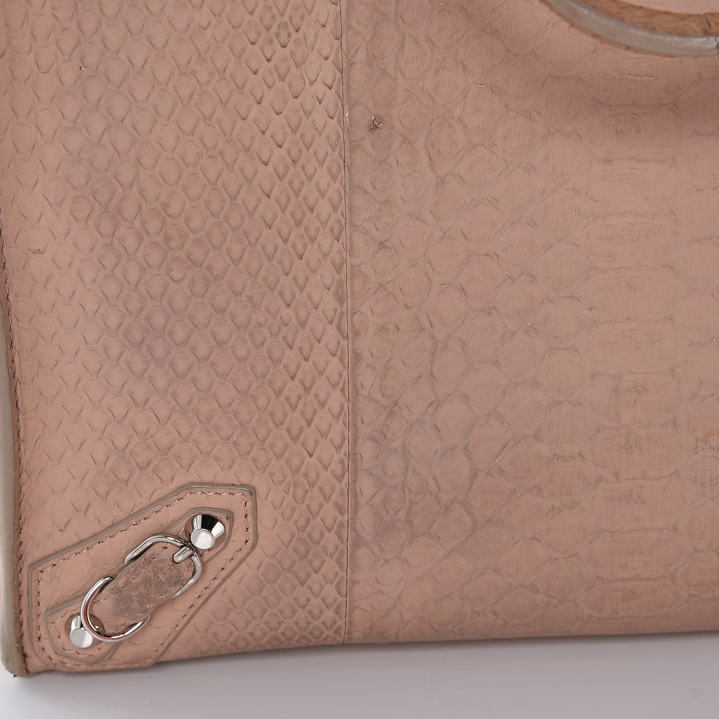 Python Papier A5 Zip Around Tote Old Rose