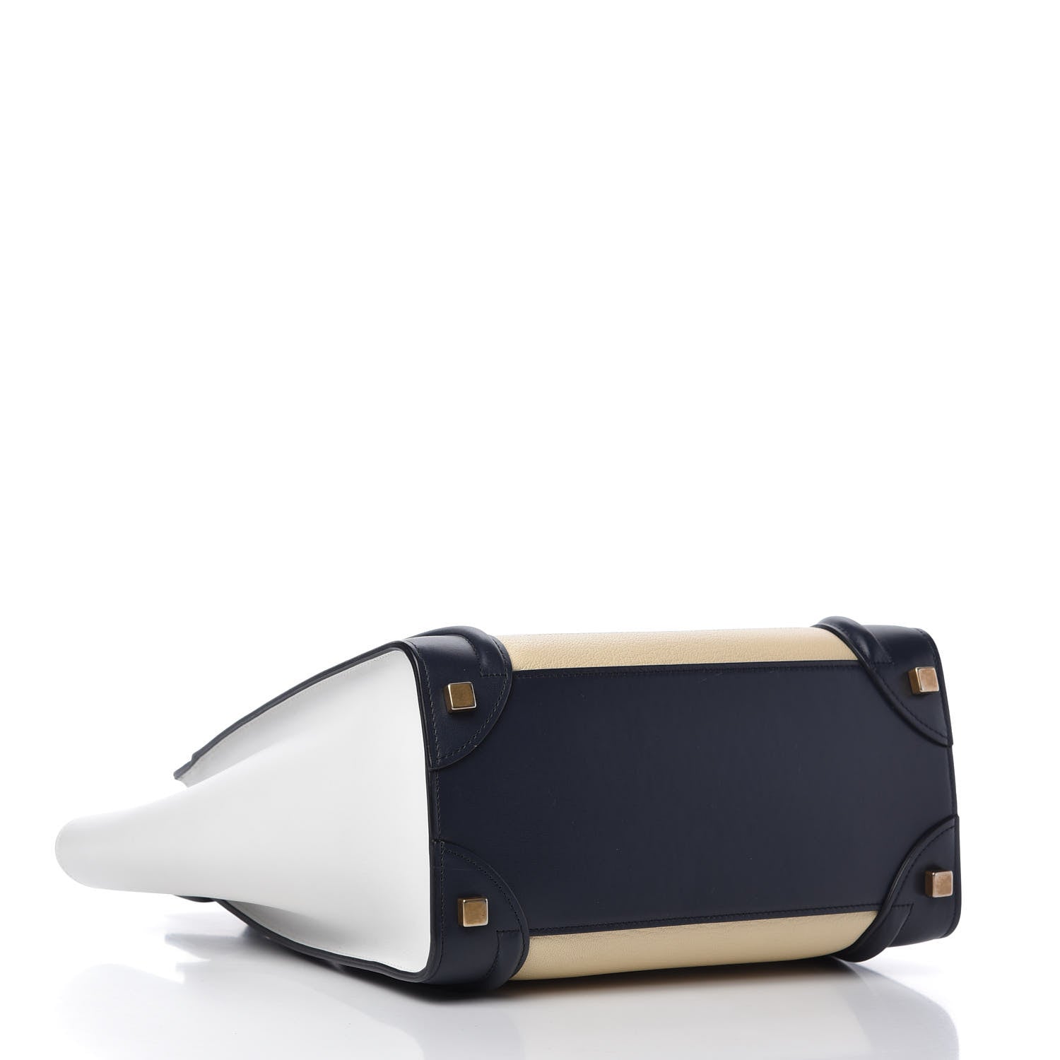 Celine Goatskin Smooth Calfskin Micro Tri-Color Luggage Firefly 4 of 9