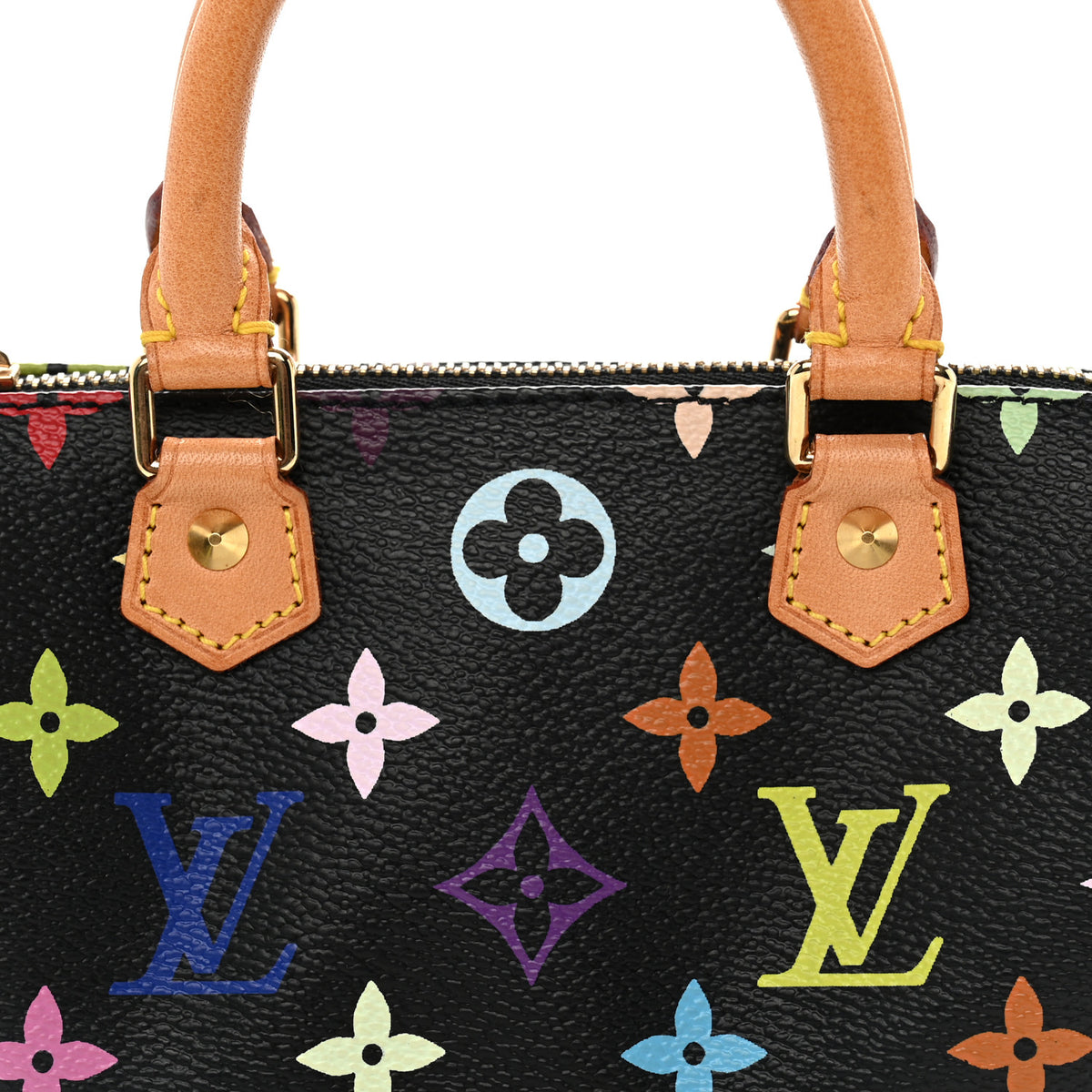 Monogram Multicolor Mini Sac HL Speedy Black