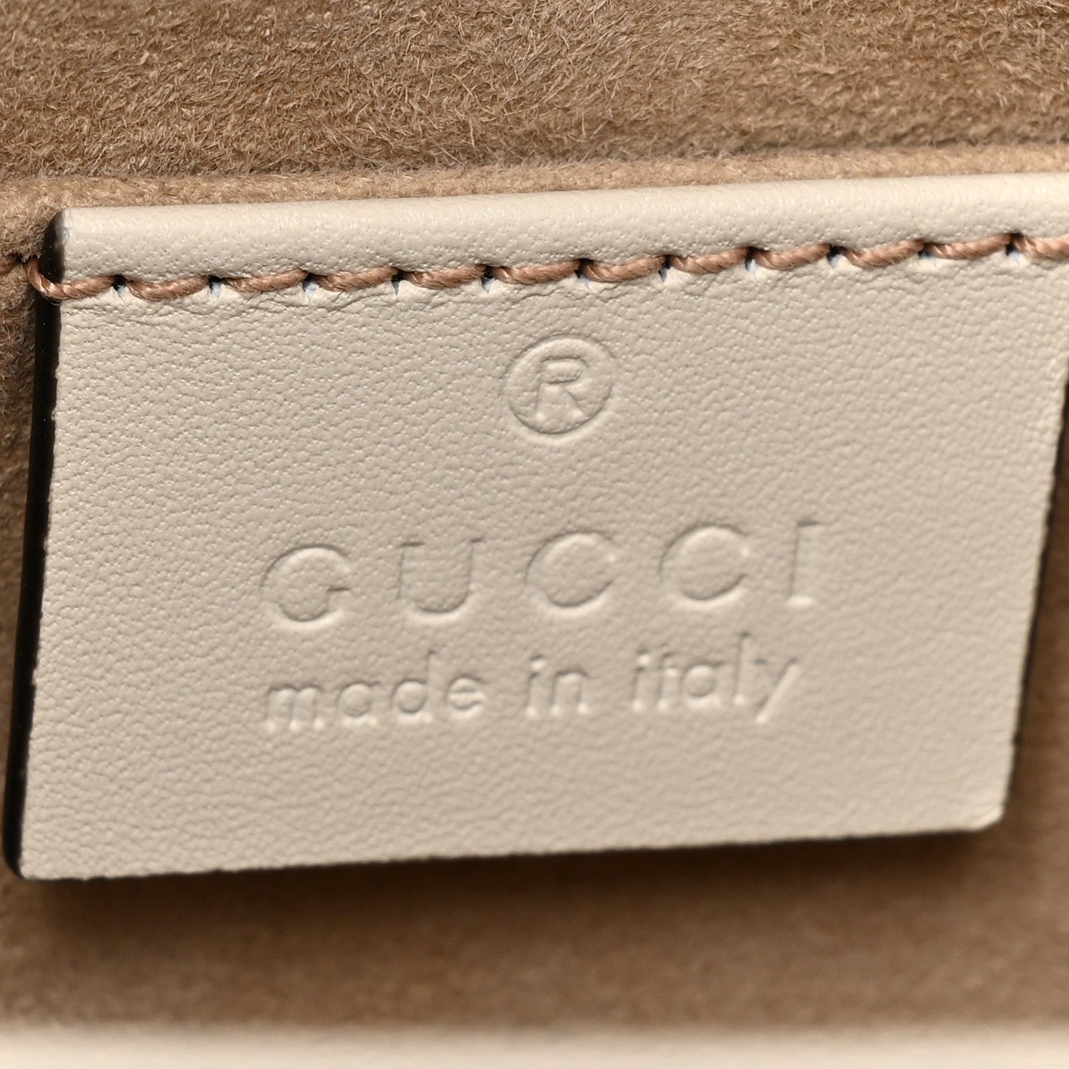 Gucci Calfskin Mini Sylvie Top Handle Bag White 6 of 13