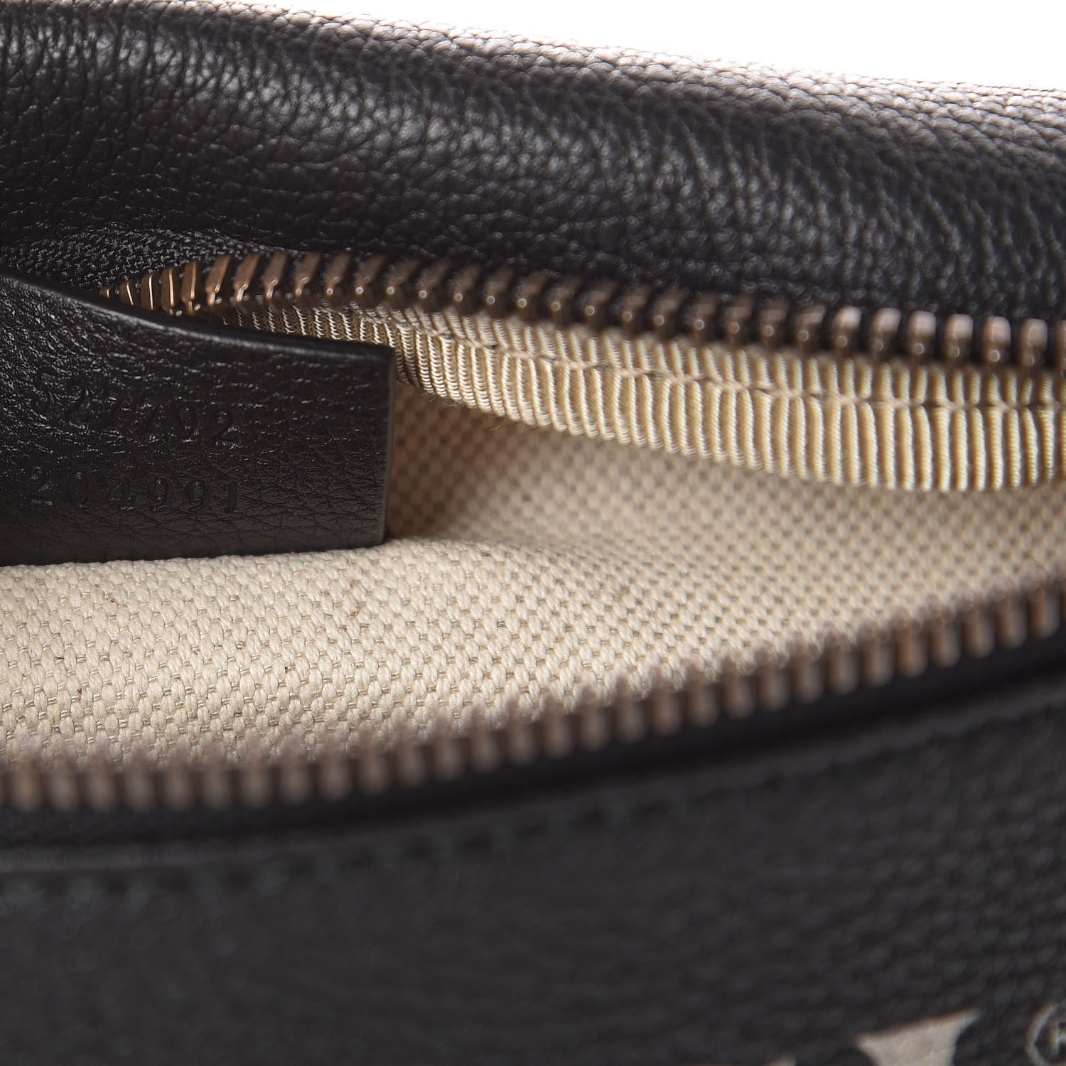 Gucci Grained Calfskin Small Logo Belt Bag Black 7 of 9