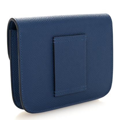 Hermes Epsom Constance Slim Wallet Deep Blue 4 of 7