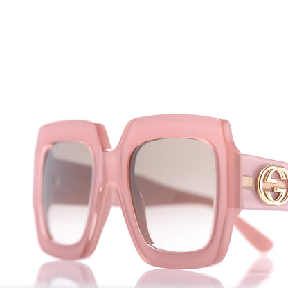 Gucci Square Frame GG0178S Sunglasses Rose Brown 7 of 8