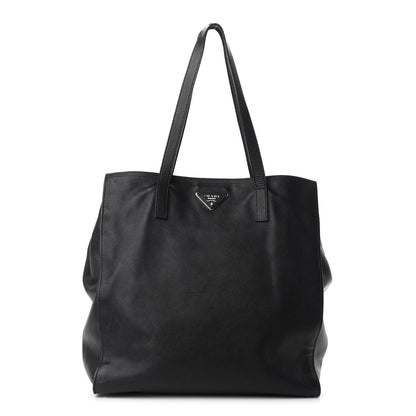 Prada Saffiano Soft Tote Black 1 of 8