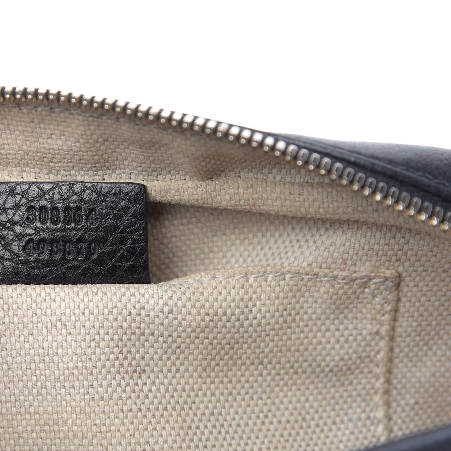 Pebbled Calfskin Small Soho Disco Bag Black