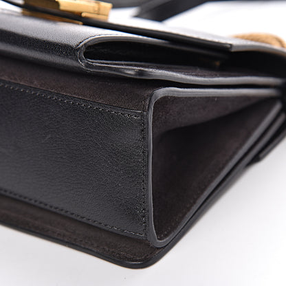 Givenchy Goatskin Suede Small GV3 Shoulder Bag Black 9 of 15