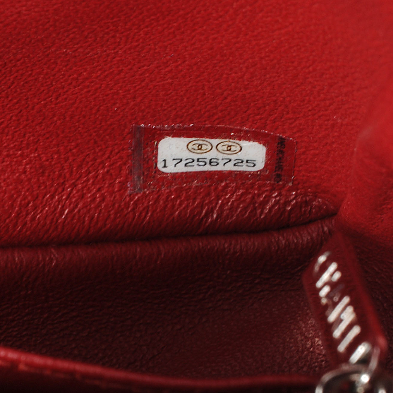 Caviar Quilted Mini Flap Red