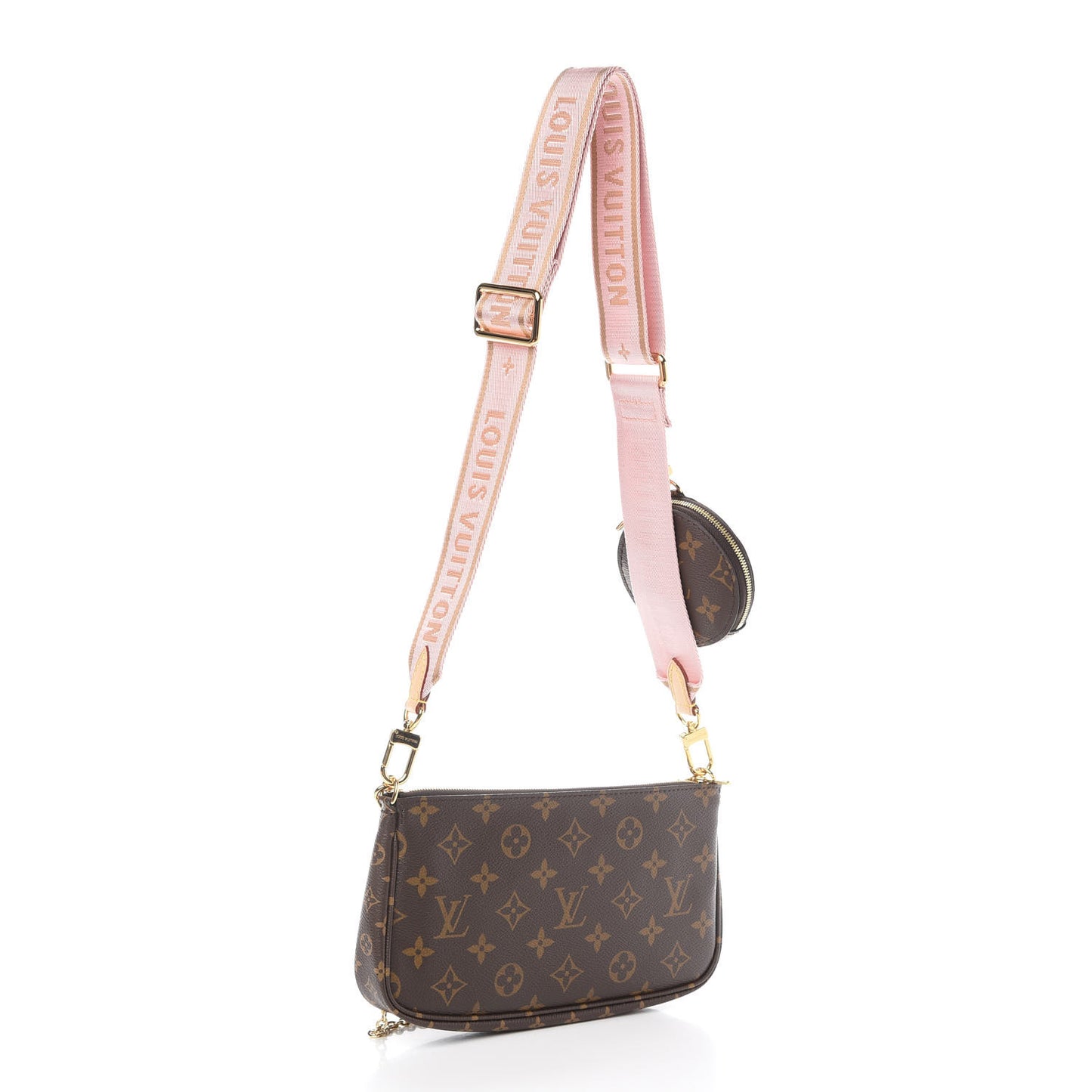 Monogram Multi Pochette Accessories Rose Clair
