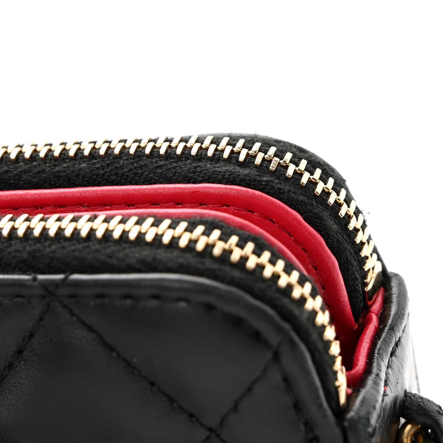 Chanel Lambskin Quilted Small Clutch With Chain Black 14 of 16