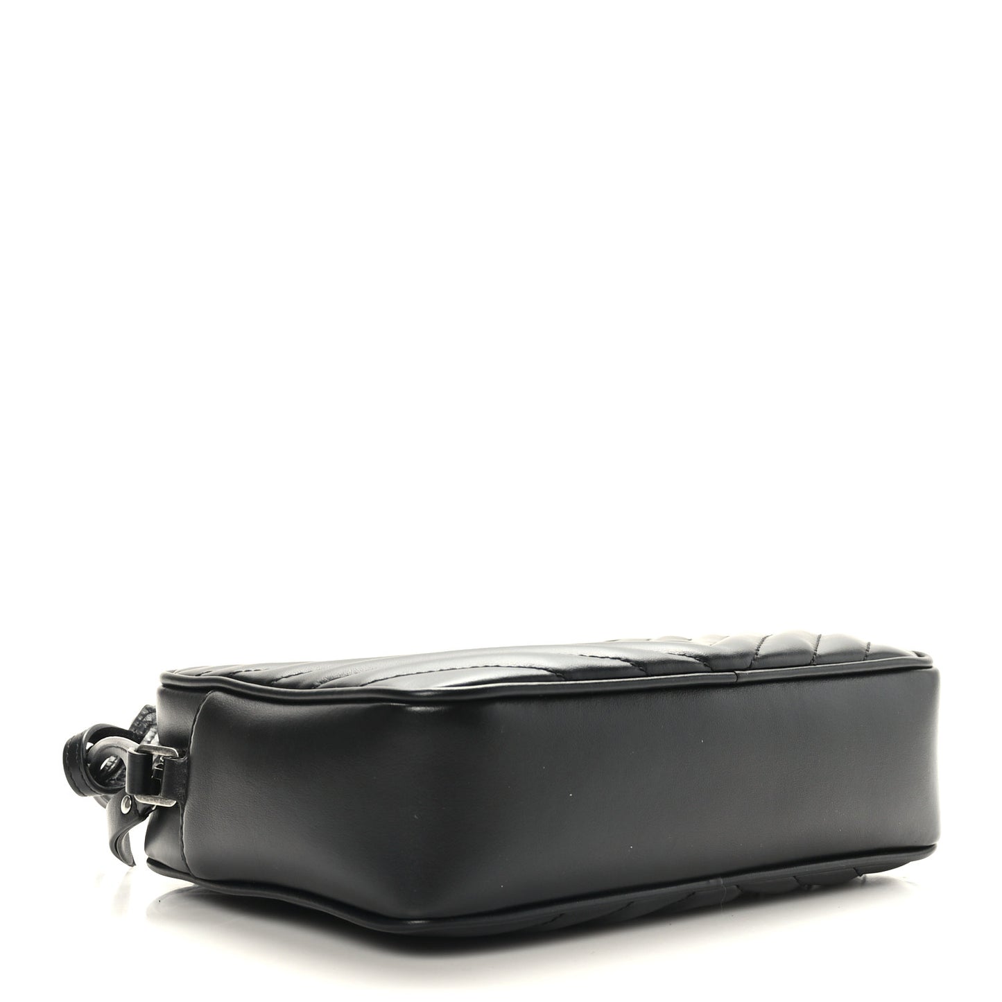 Calfskin Matelasse Monogram Lou Camera Bag Black