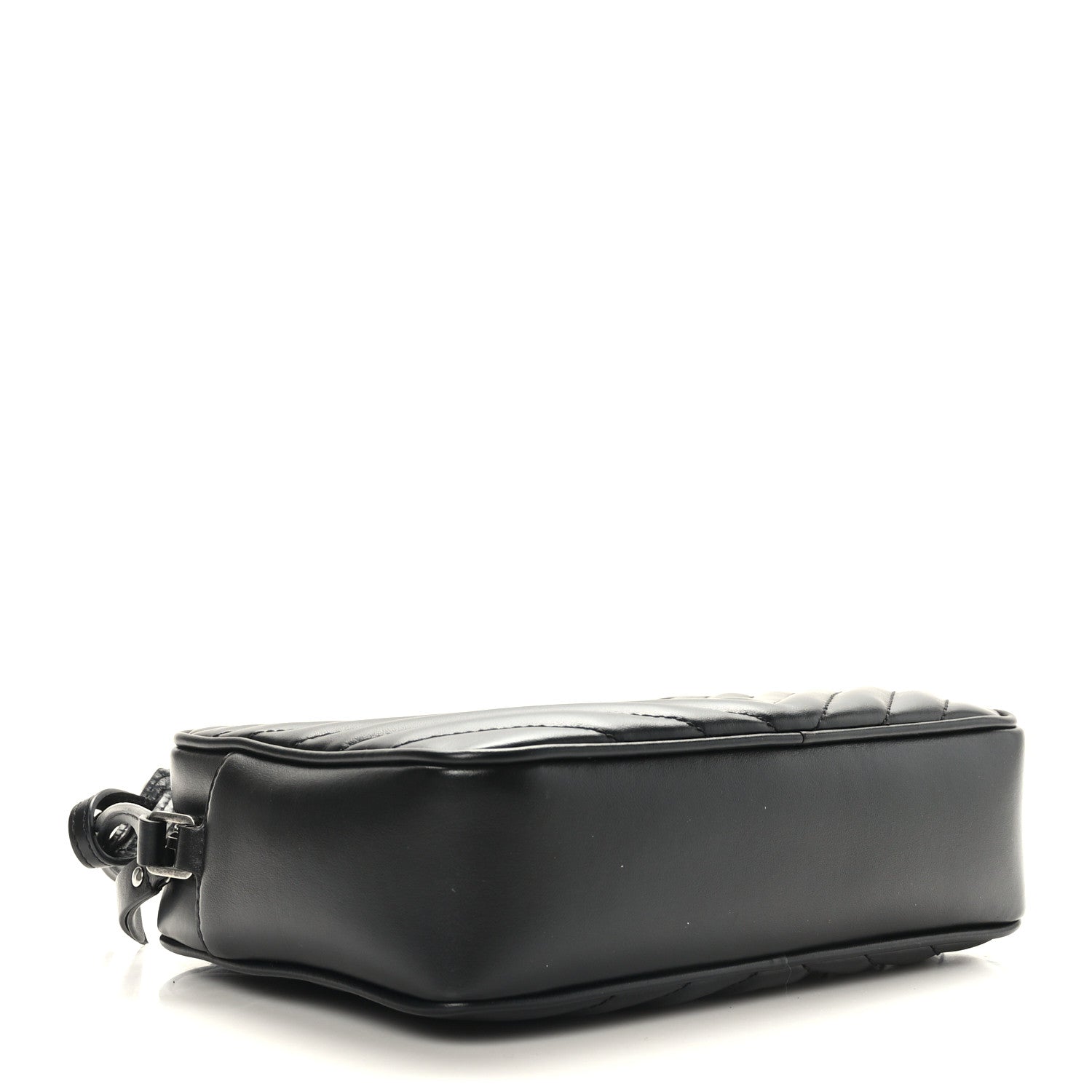 Saint Laurent Calfskin Matelasse Monogram Lou Camera Bag Black 4 of 9
