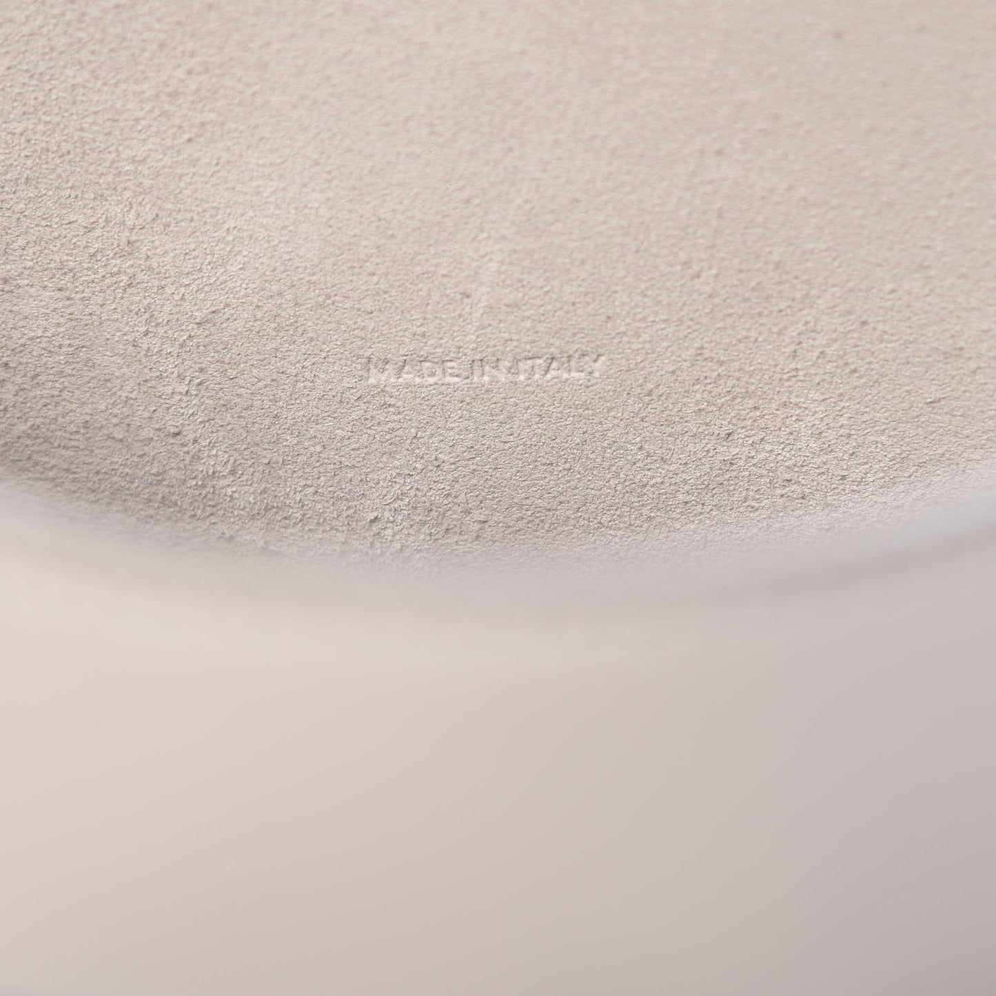 Smooth Calfskin Nano Big Bag Bucket Light Grey