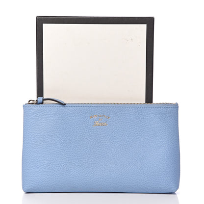 Gucci Dollar Calfskin Large Swing Pouch Mineral Blue 10 of 10
