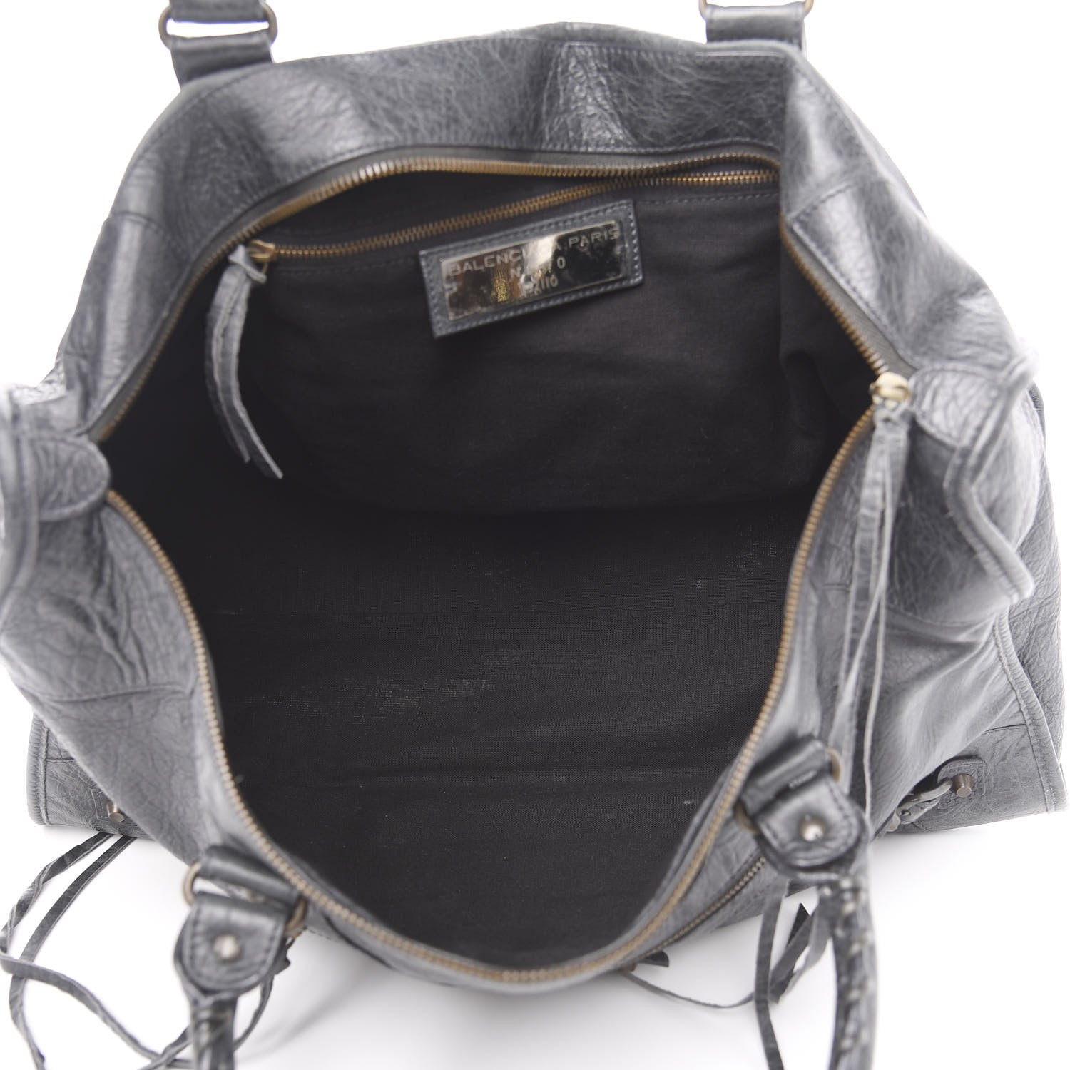 Balenciaga Agneau Classic Hardware Work Anthracite 4 of 13