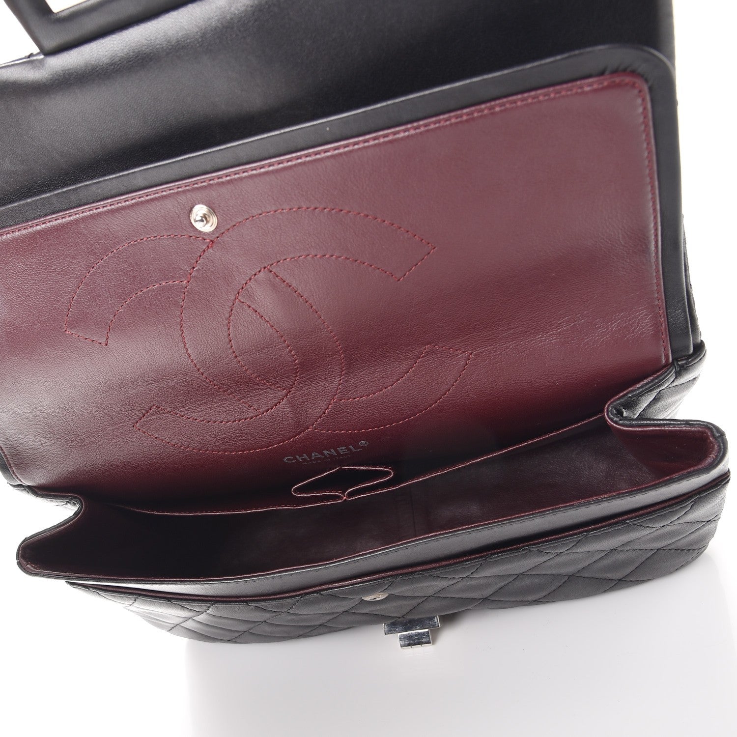 Chanel Lambskin Quilted 2.55 Reissue 227 Flap Black 5 of 10