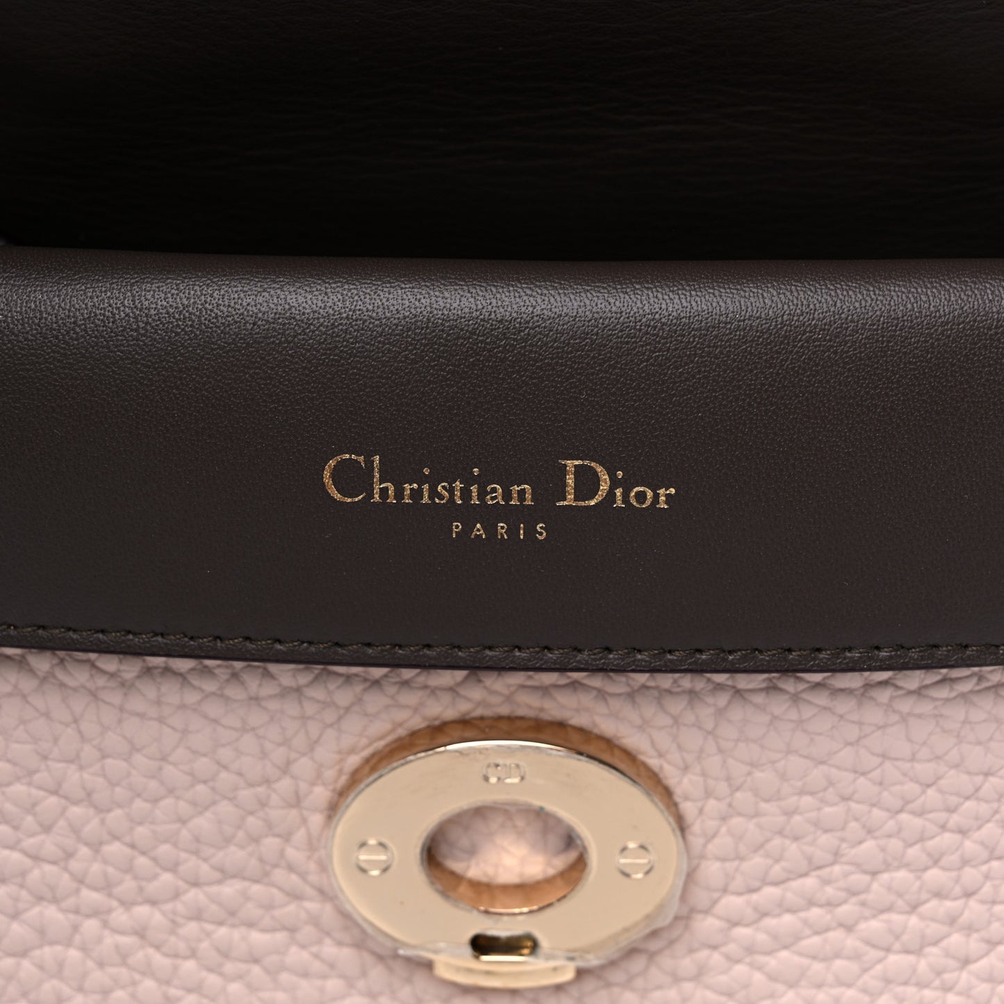 Bullcalf Mini Be Dior Flap Rose Poudre