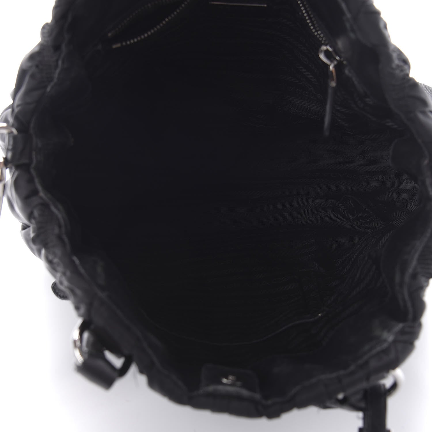 Prada Tessuto Nylon Gaufre Tote Black 5 of 13