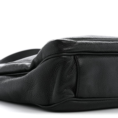 Chanel Caviar CC Flap Shoulder Bag Black 10 of 15