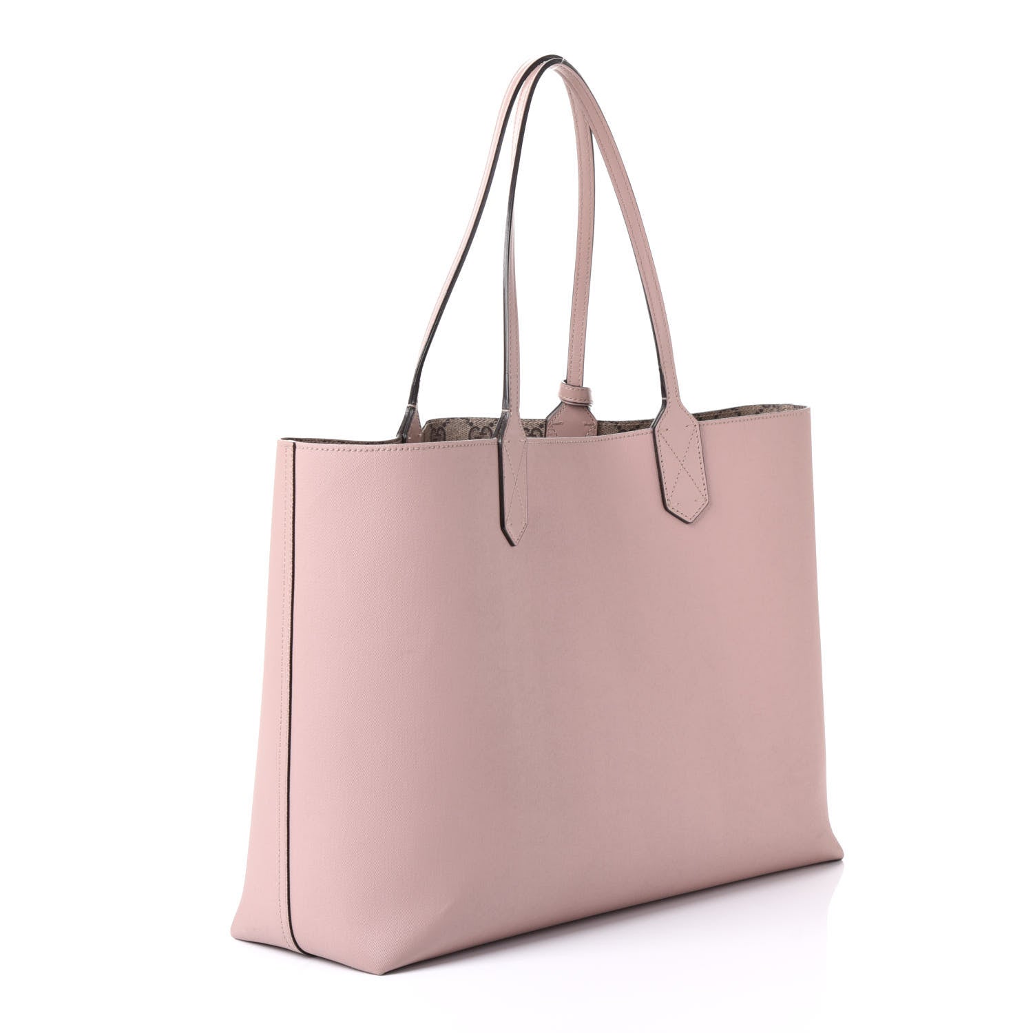 Gucci GG Supreme Monogram Medium Reversible Tote Beige Dark Cipria 2 of 11