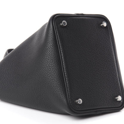 Hermes Taurillon Clemence Picotin Lock 18 PM Black 8 of 9