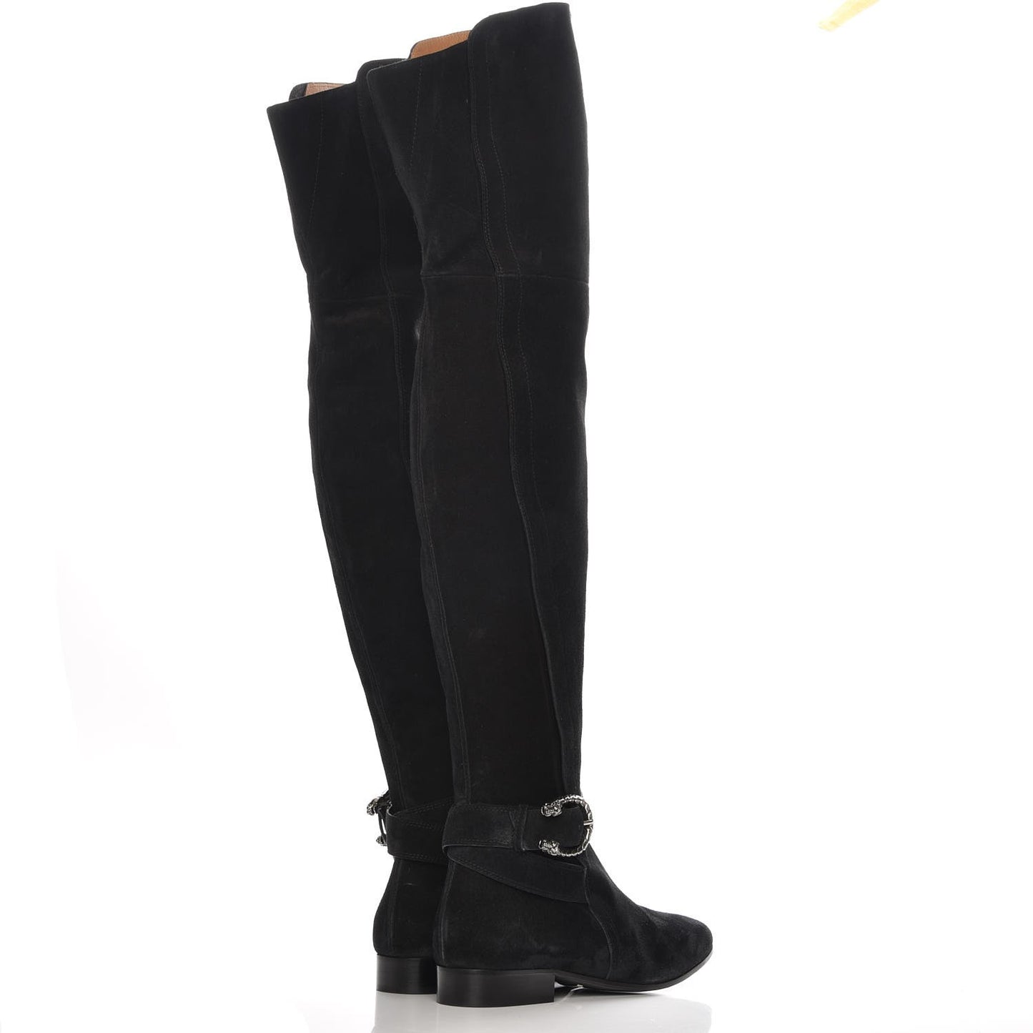 Suede Dionysus Over The Knee Boot 39 Black