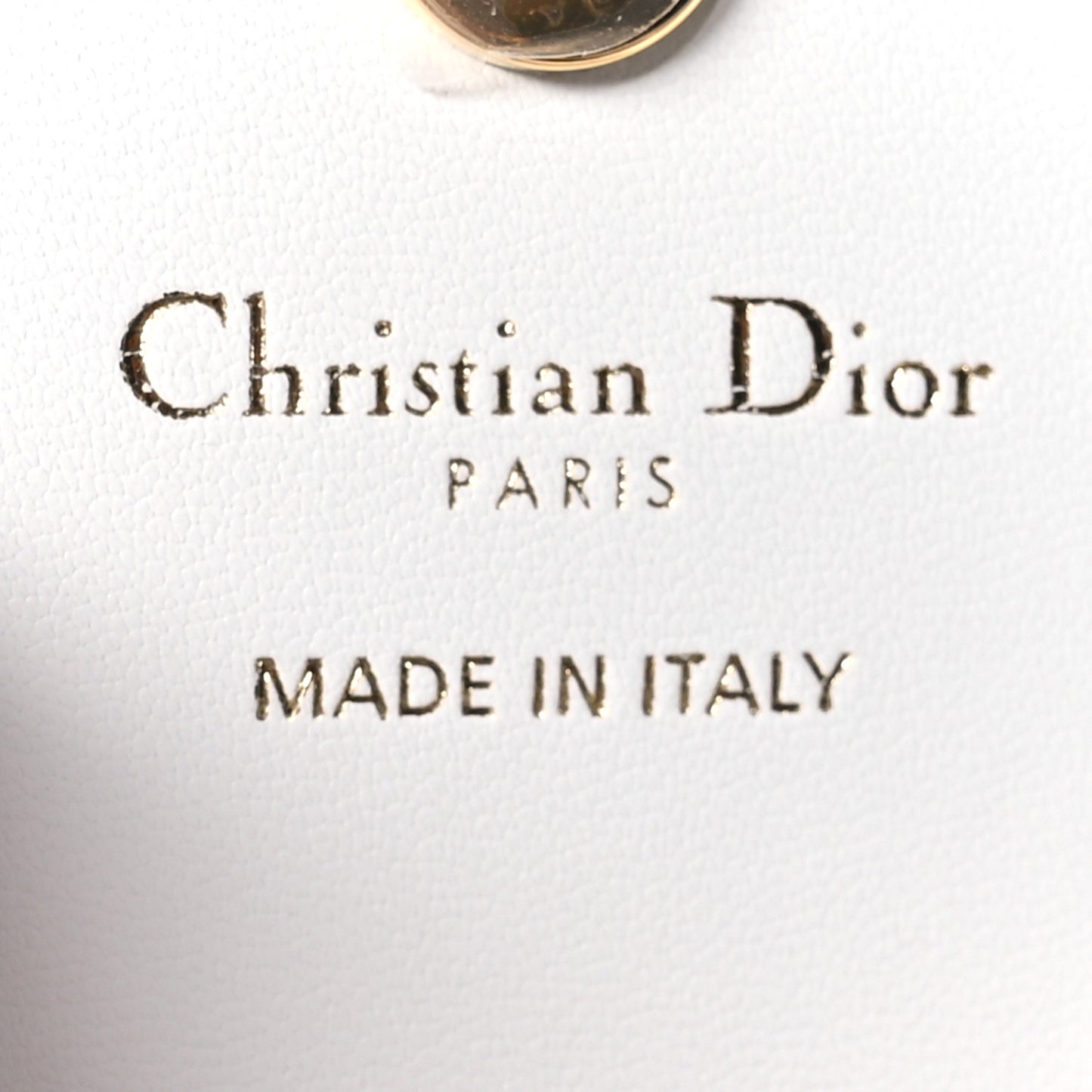 Calfskin Butterfly Printed Caro XS Wallet White Multicolor