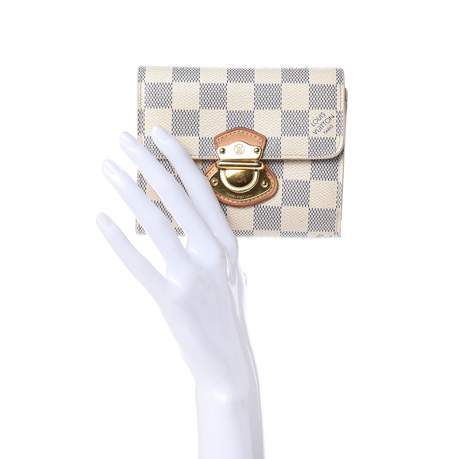 Louis Vuitton Damier Azur Joey Wallet 2 of 8