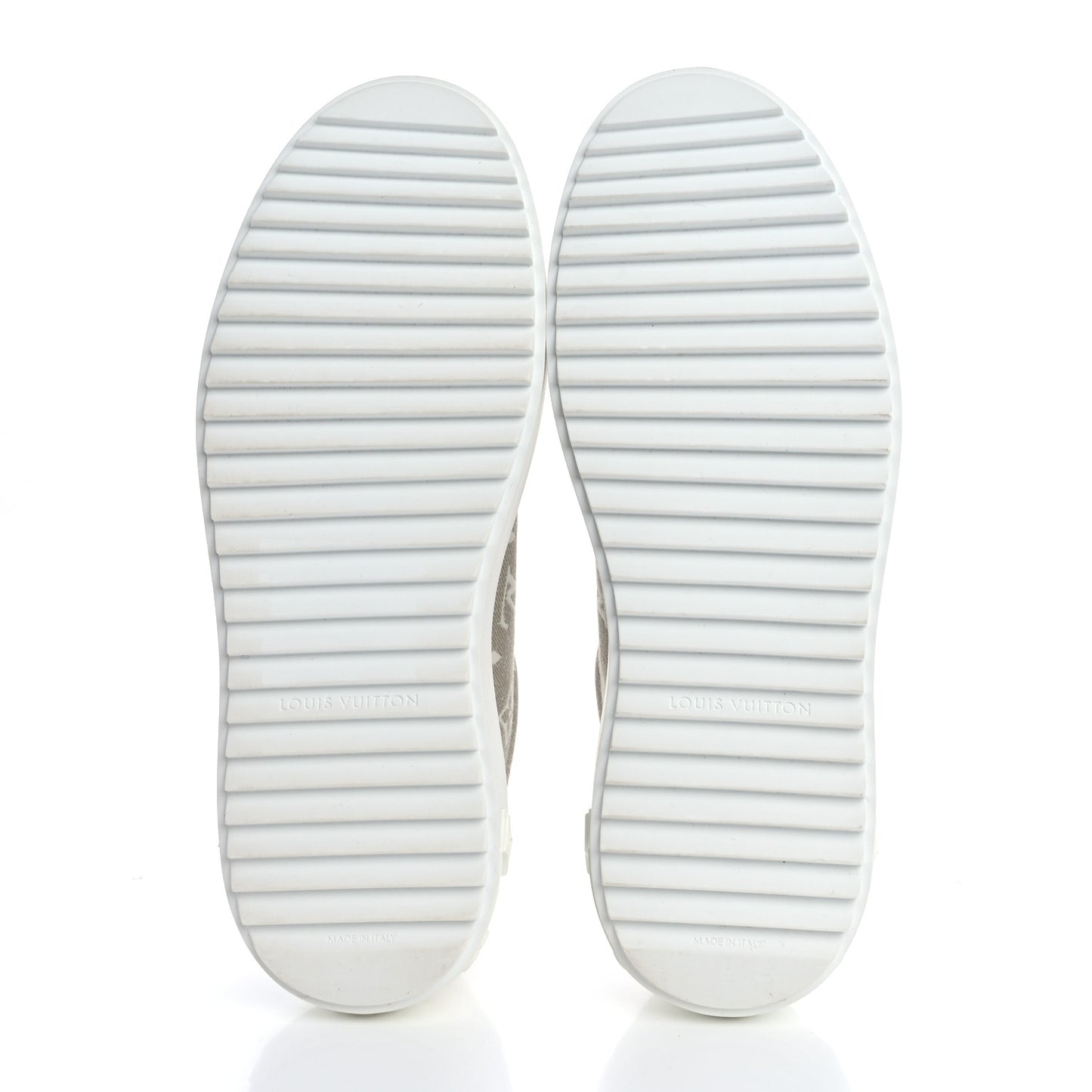 Denim Monogram Time Out Sneakers 39 Beige